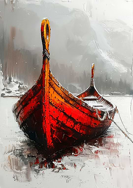 Abadonned Viking Boat