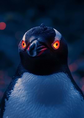 Scary Cute Penguin Fantasy