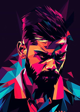 Virat Kohli Wpap Pop Art