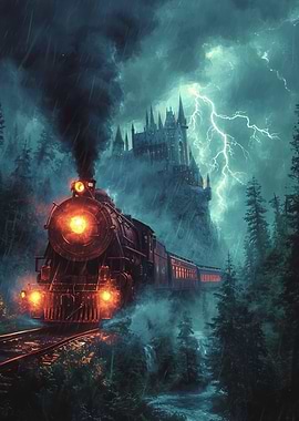 Retro Locomotive Train