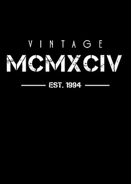 Born in 1994 Roman Numeral