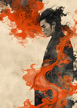 Japanese art samurai