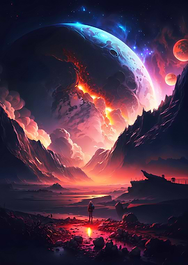 Anime Stellar Landscape