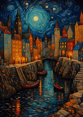 Cityscapes van gogh