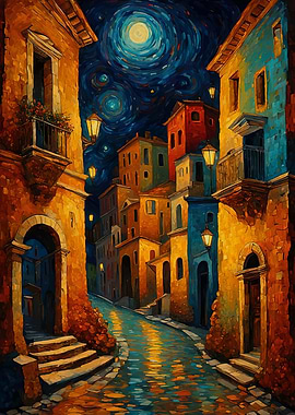 Cityscapes van gogh