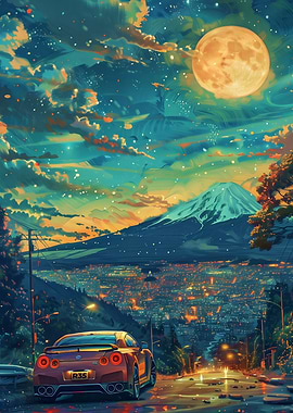 Nissan GTR R35 Moon Japan