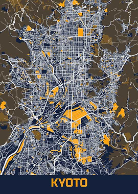 Map of Kyoto
