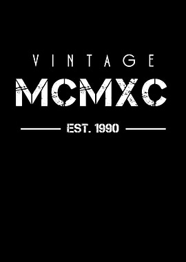 Born in 1990 Roman Numeral