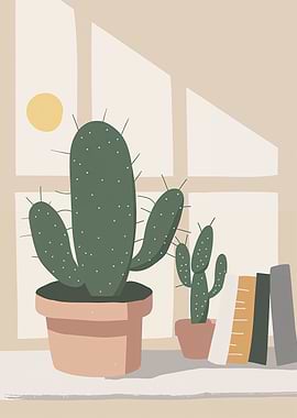 Minimalist Cactus