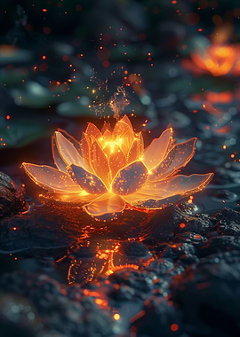Cosmic Bloom Lotus