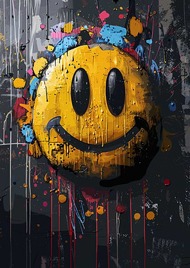 Colorful Smiling Face