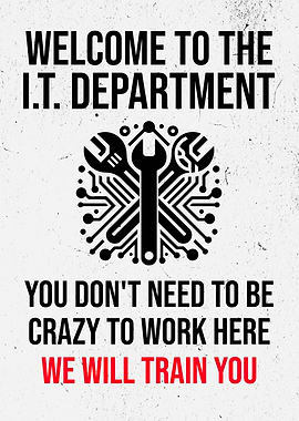 WELCOME IT DEPT LOGO