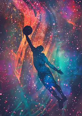 Basket Galaxy Silhouette