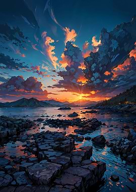 Beautiful Sunset Beach