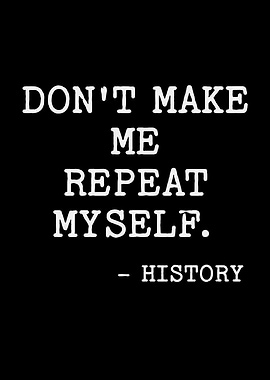 FUNNY HISTORY Black Text