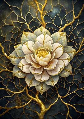 Flower Kintsugi Japanese