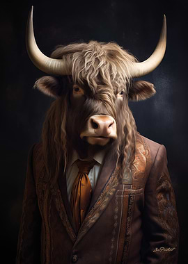 Yak Vintage Portrait