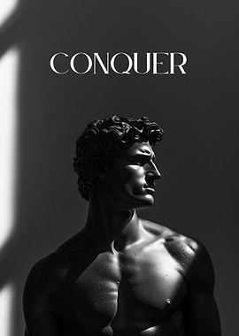 Conquer Inspirational Text