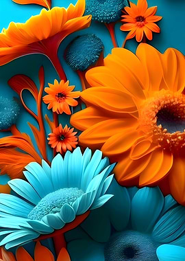 sunflower vector wallpaper