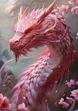 Pink Blossom Dragon