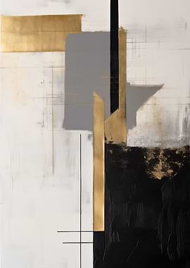 Creative Gold Abstract Art