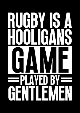 Rugby Quote Art