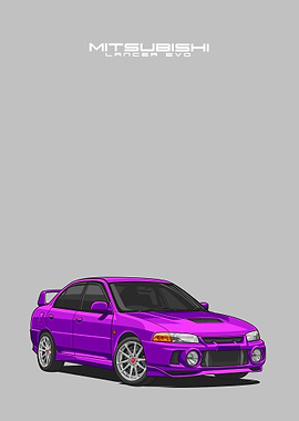 Mitsubishi Lancer violet