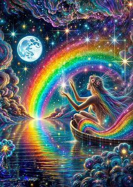 Moonlit Rainbow Dreams