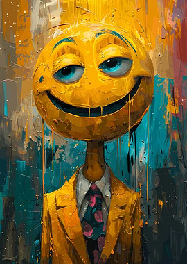 Faces Full of Colorful Joy