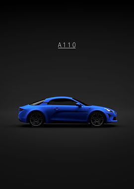 2018 Alpine A110 blue