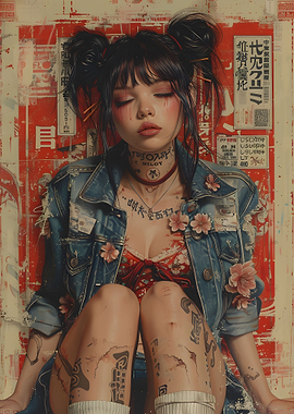 Retro Japanese Poster