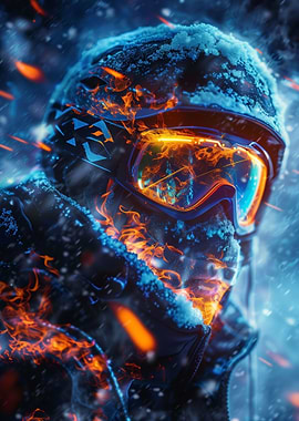 Highly Detailed Skier