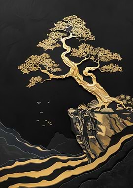 Gold Bonsai