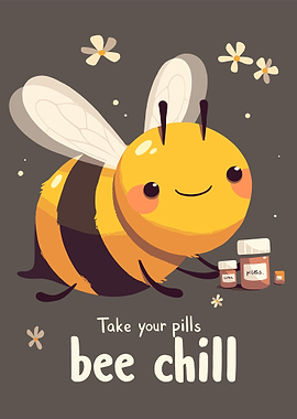 Take Your Pills Bee Chill