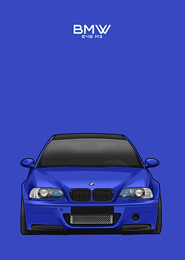 bmw e46 m3 blue