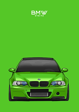 bmw e46 m3 green