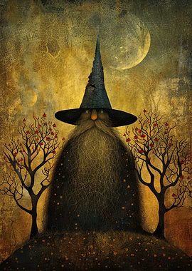 Whimsical Forest Wizard