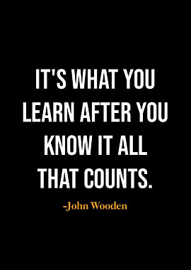 John Wooden quotes