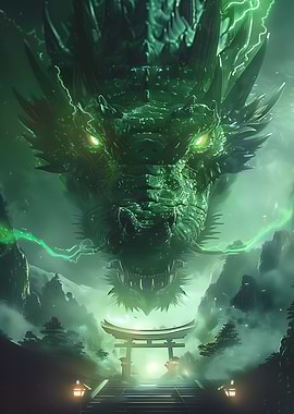 Torii Gate Dragon Legend