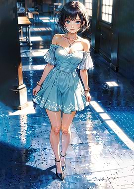 A Beautiful Anime Girl