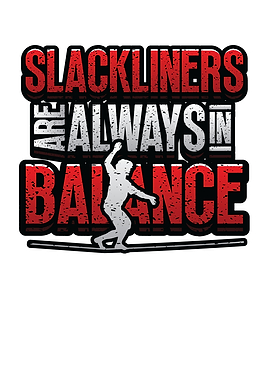 Slackliners In Balance