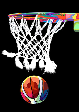 basketball pop art