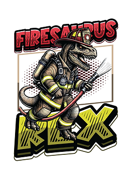 Firesaurus Rex Firefighter