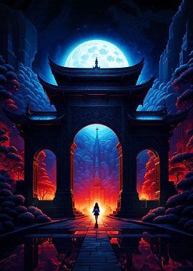 Japanese fantasy gate