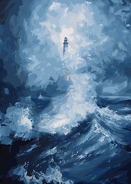 Light Within Storm Art