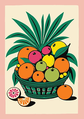Tropical Fruit Basket