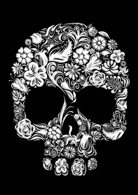 calavera skull art