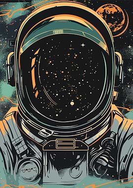 Astronaut And Space