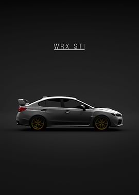 Subaru WRX STI white