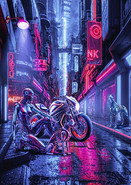 Cyberpunk city